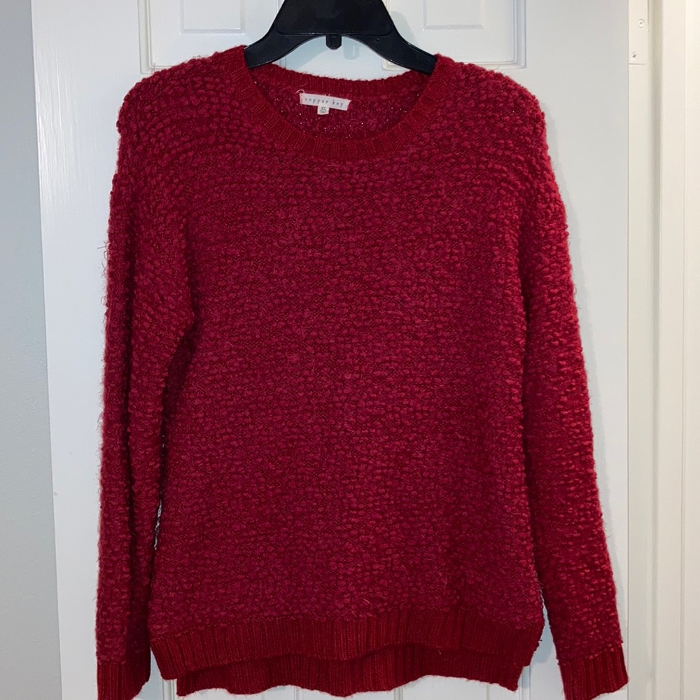 UEC Copper Key girls sweater, red, size XL